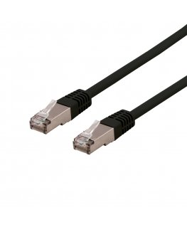 Deltaco SFTP-62SH сетевой кабель Черный 2 m Cat6 S/FTP (S-STP)
