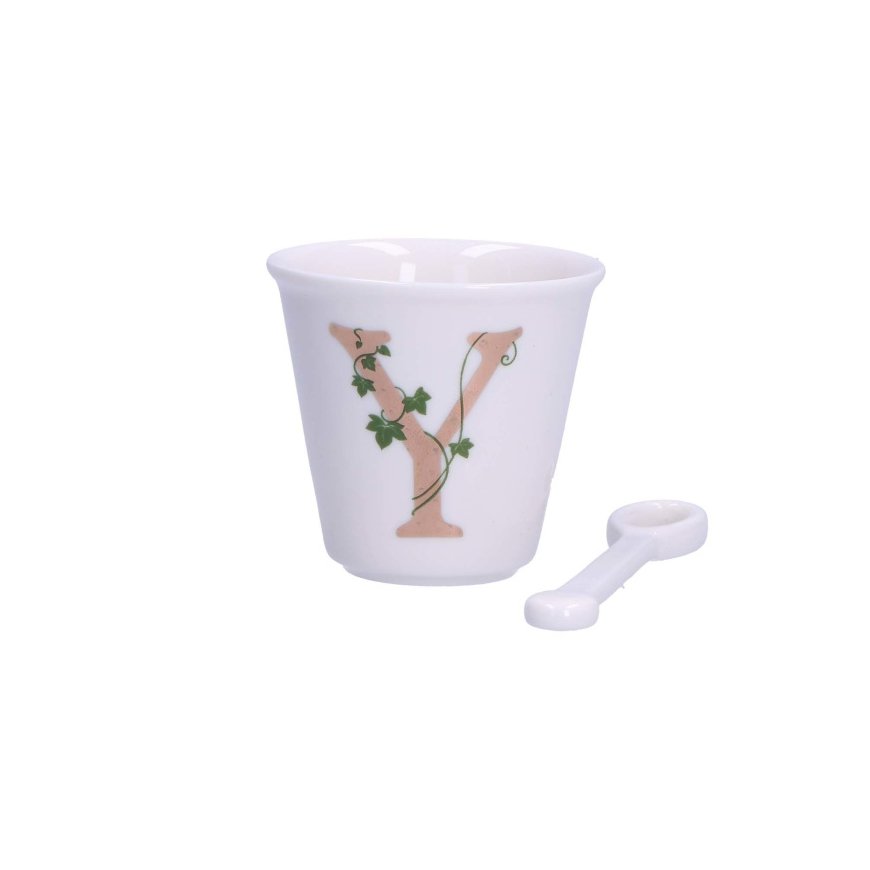 LA PORCELLANA BIANCA UNICO Mukimuki lusikka 75 ml, Y kuvio