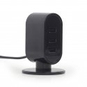 Gembird EG-U3C3A-01-MX mobiililaitteen laturi Älypuhelin, Tabletti musta, Valkoinen AC Sisätila Gembird EG-U3C3A-01-MX mobiililaitteen laturi Älypuhelin, Tabletti musta, Valkoinen AC Sisätila