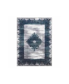 Ковер IONA FRAME 3 цвет серый 120x170 Hakano