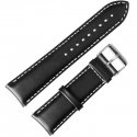 Pacific Odinine kello ranneke W102L musta/valkoinen - 22mm Pacific Odinine kello ranneke W102L musta/valkoinen - 22mm