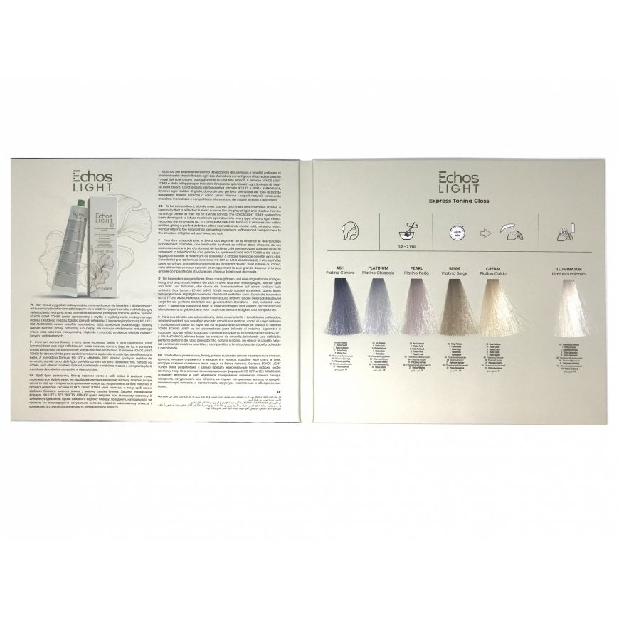 TONER Echosline Echoslight Krāsošanas Toneris 100ml
