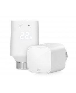 Eve Thermo (Matter, 5. paaudze) Viedais radiatora termostats, darbojas ar Apple Home, Amazon Alexa, Samsung SmartThings, Google 