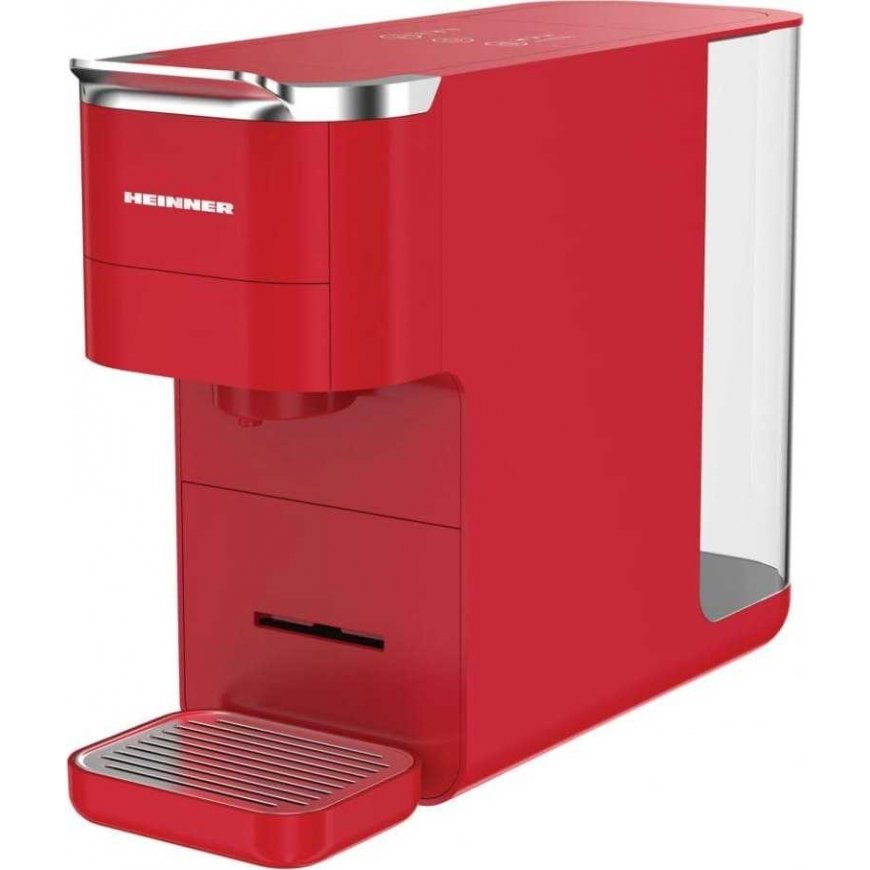 Kohvimasin (erinevad kapslid ja jahvatatud kohv) 1525W, 1.5L HEMC-DD15RED HEINNER