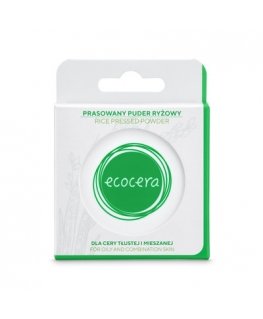 Ecocera rice pressed powder, 10 g