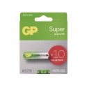 GP Super Alkaline baterijas 15A LR06 (AA, pildspalvu) 1,5V 10 gab.