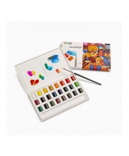 Акварельные краски CARIOCA, набор из 24 цветов