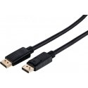 C-TECH DisplayPort 1.2 -kaapeli, 4K@60Hz, M/M, 2m
