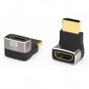 PREMIUMCORD 8K HDMI A - HDMI A Adapter, F/M, right angle 90° PREMIUMCORD 8K HDMI A - HDMI A Adapter, F/M, right angle 90°