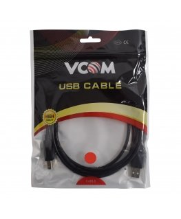 VCOM CU201-B-1.8 USB cable USB 2.0 1.8 m USB A USB B Black