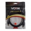 VCOM CU201-B-1.8 USB-kaapeli USB 2.0 1,8 m USB A USB B musta