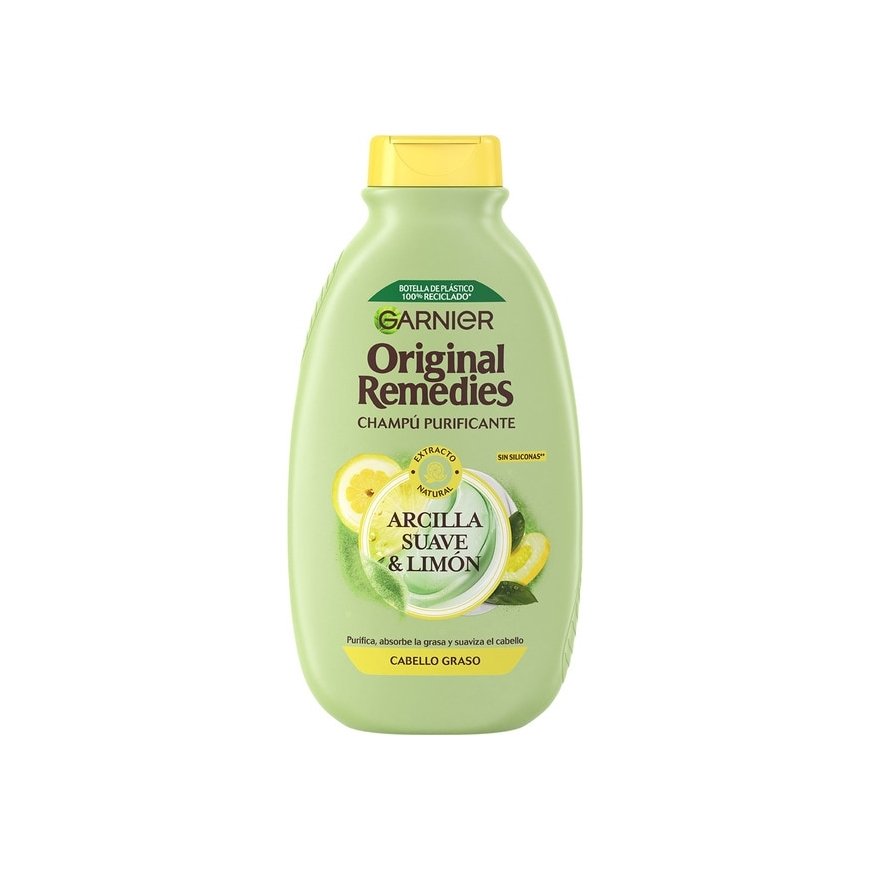 Garnier Original Remedies Šampūns ar maigu māla un citrona ekstraktu, 400 ml – 2