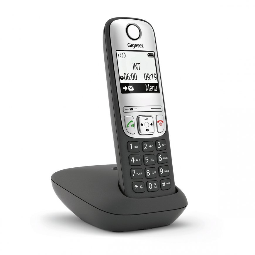 Gigaset A690 Analoginis telefonas Juoda, Sidabras
