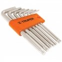 L-muotoiset Torx-ruuvimeisselit, pitkät, kromatut 7 kpl Truper® L-muotoiset Torx-ruuvimeisselit, pitkät, kromatut 7 kpl Truper®