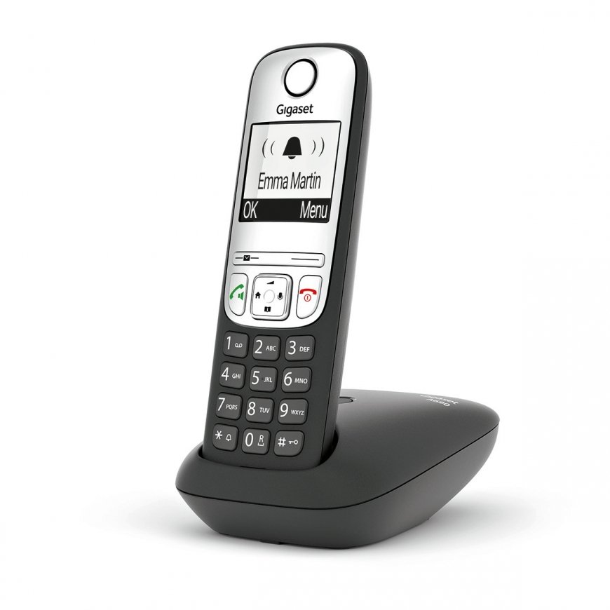 Gigaset A690 Analog telephone Black, Silver – 4