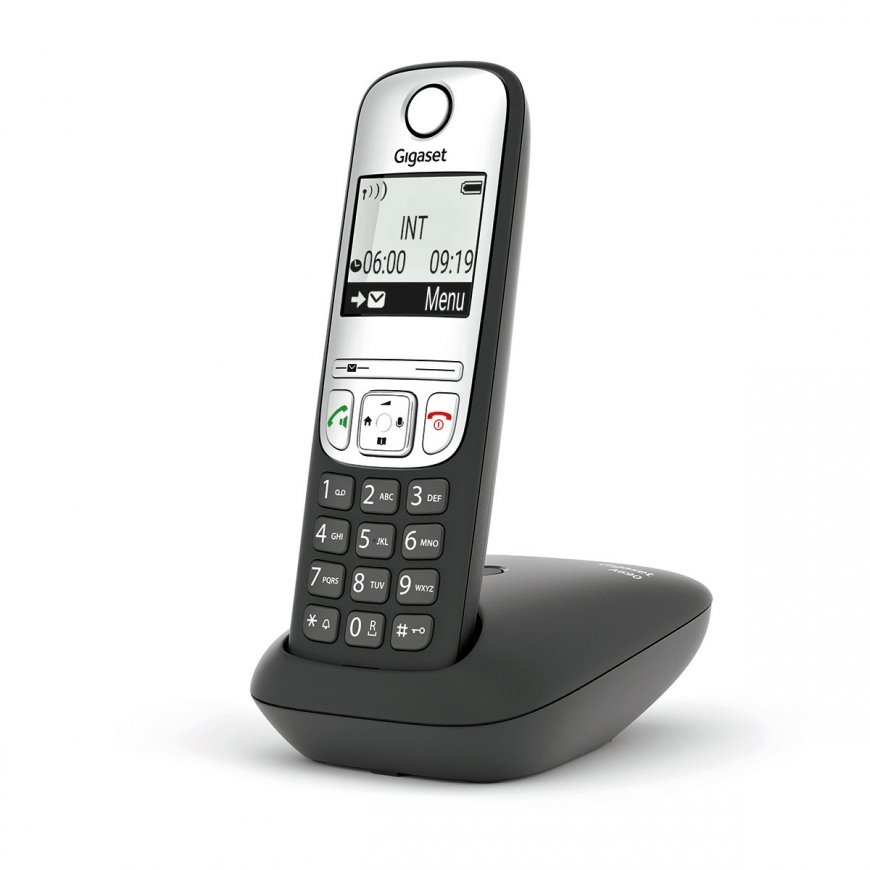 Gigaset A690 Analog telephone Black, Silver – 5