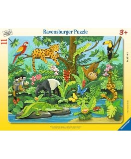 Ravensburger 05140 паззл Контурный пазл 11 шт Животные