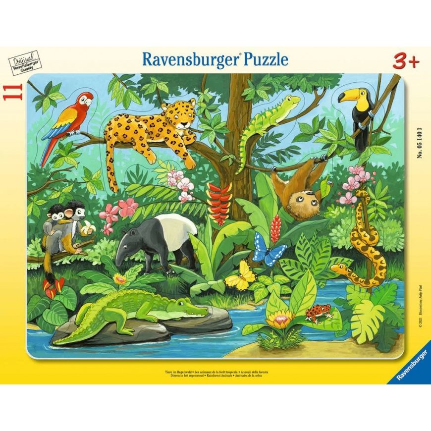 Ravensburger 05140 puzzle Contour puzzle 11 pc(s) Animals
