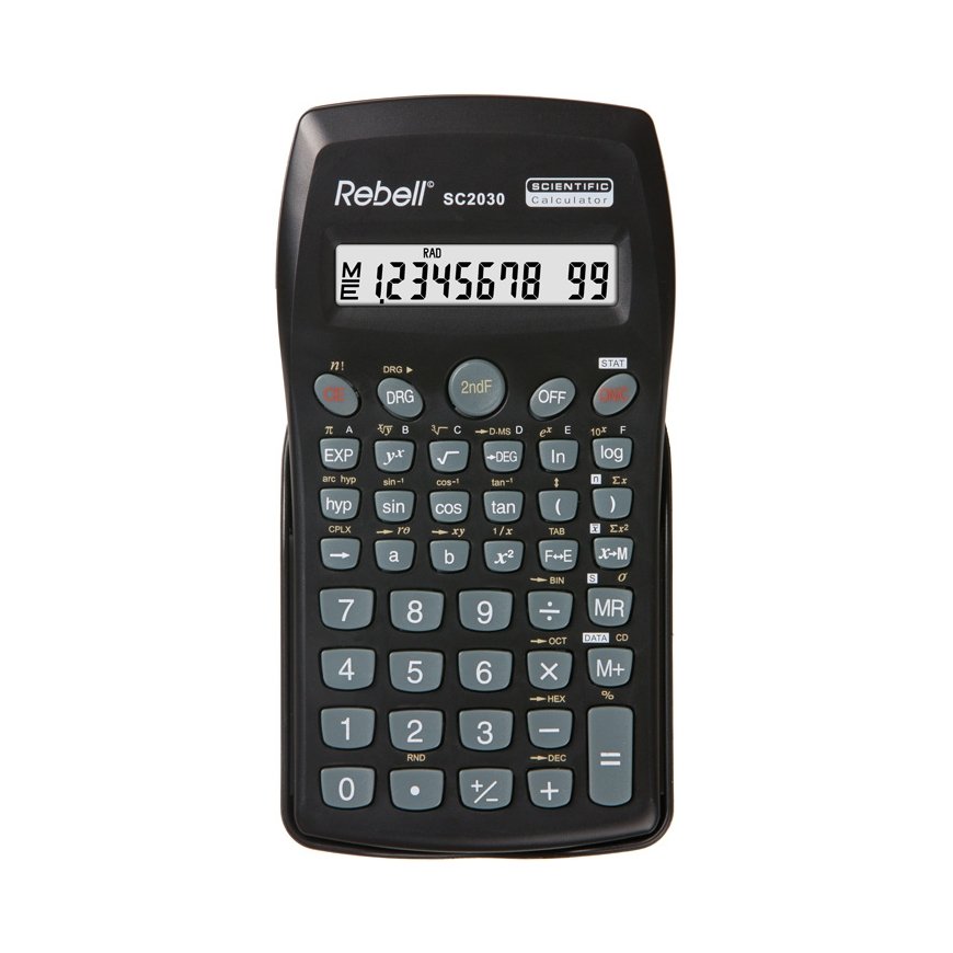 Rebell SC2030 laskin Tasku Funktiolaskin musta