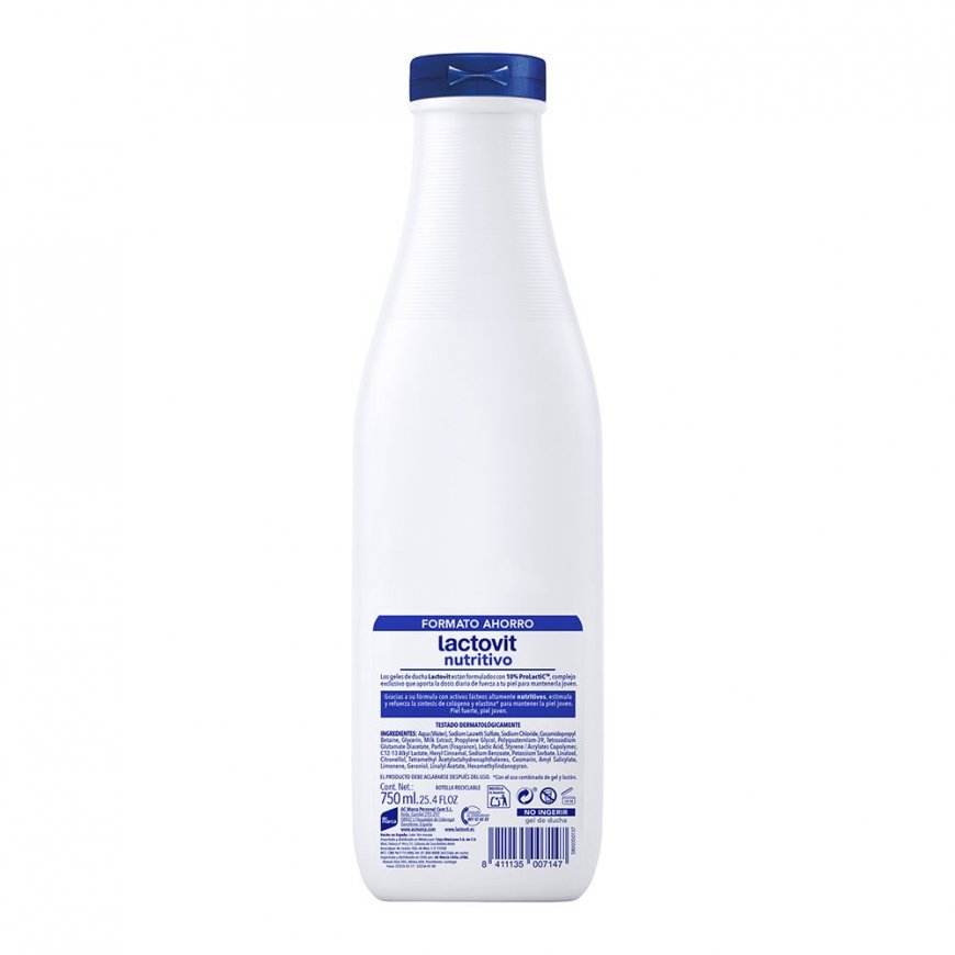 Lactovit Original mitrinošs dušo želeja 750 ml