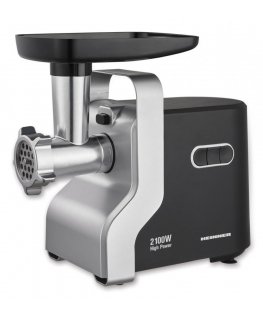 Heinner MG-2100BKSL hakkmasin 2100 W Must, Hõbe