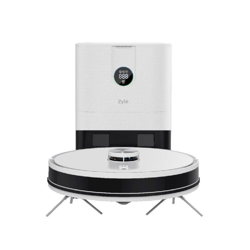 Robot Vacuum Cleaner Zyle ZY520RVW with Dust Disposal Station, White – 2