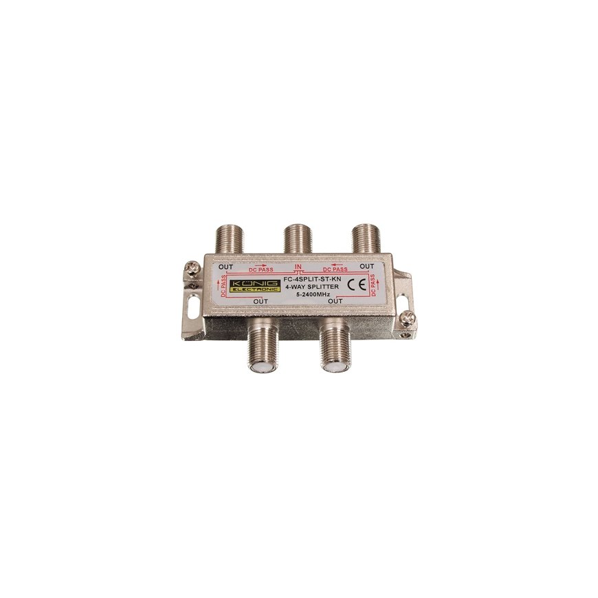 König FC-4SPLT-ST-KN kabeļu sadalītājs vai savienotājs