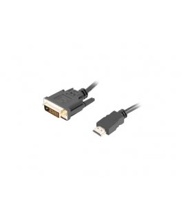 Lanberg CA-HDDV-20CU-0018-BK video kabeļu aksesuārs 1,8 m HDMI Type A (Standard) DVI-D Melns