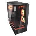 COUGAR Midi Tower Case, CFV235 Vision, ARGB, LCD Display, Glass, Black