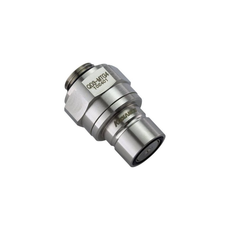 Bitspower Artemis Stop Fitting G1/4 colių, 4 vnt. - Sidabrinis Blizgus