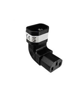 Premiumcord Vertical Corner Adapter IEC C13 to IEC C14, Voltage 230 V, 10 A