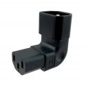 Premiumcord Vertical Corner Adapter IEC C13 to IEC C14, Voltage 230 V, 10 A