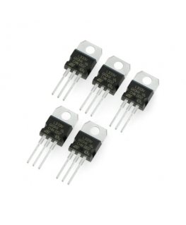 Oem Līnijas sprieguma regulators LDO 3.3V LD1117A - THT TO220 - 5 gab.