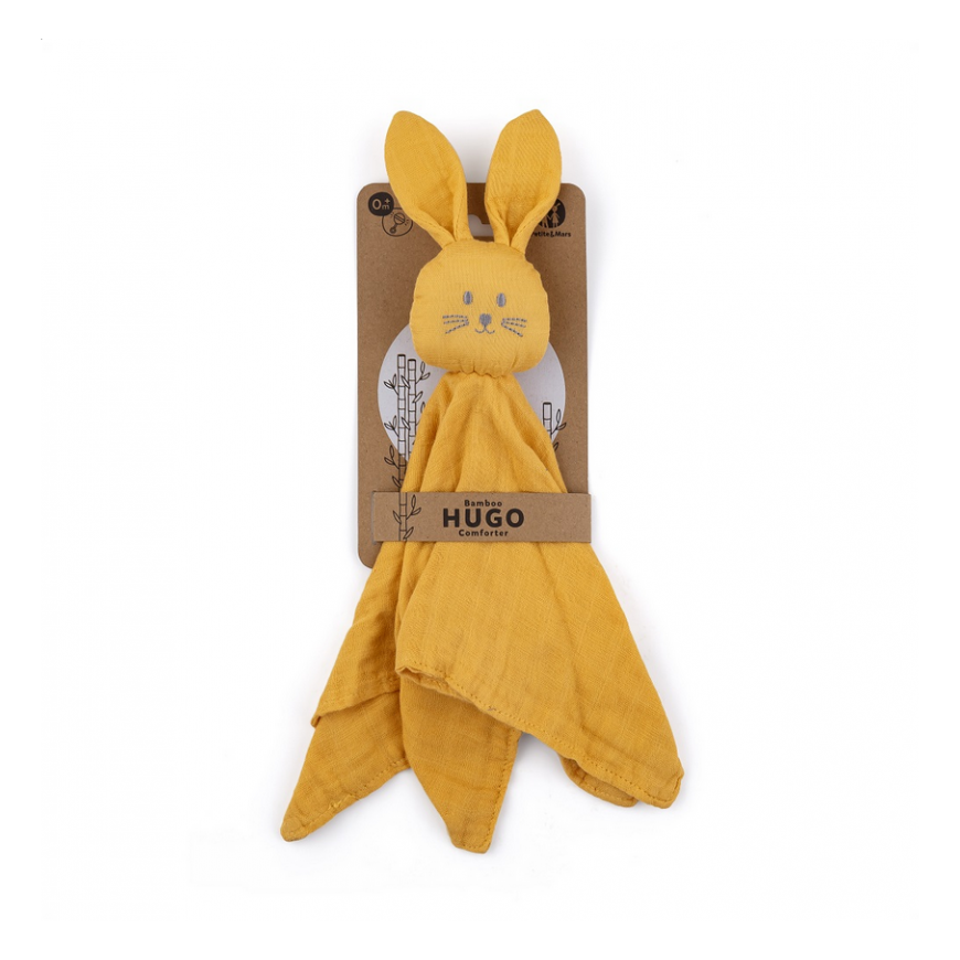 Petite&Mars Hugo - bamboo cute toy | Ochre