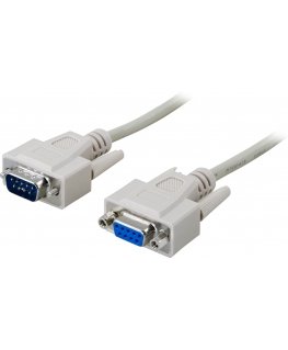 Deltaco DEL-38 serial cable Grey 3 m DB-9