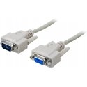 Deltaco Extension cable DB9ma-fe 3m Deltaco Extension cable DB9ma-fe 3m