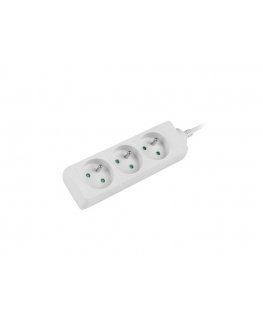 Lanberg PS0-03E-0150-W elektros tinklo ilgintuvas 1,5 m 3 AC išvestis(ys / čių) Vidaus Balta