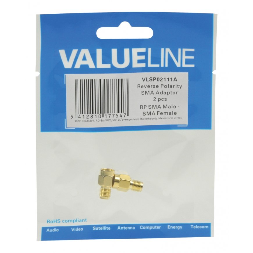 Valueline VLSP02111A kaabli soomuutja SMA Kuld – 3
