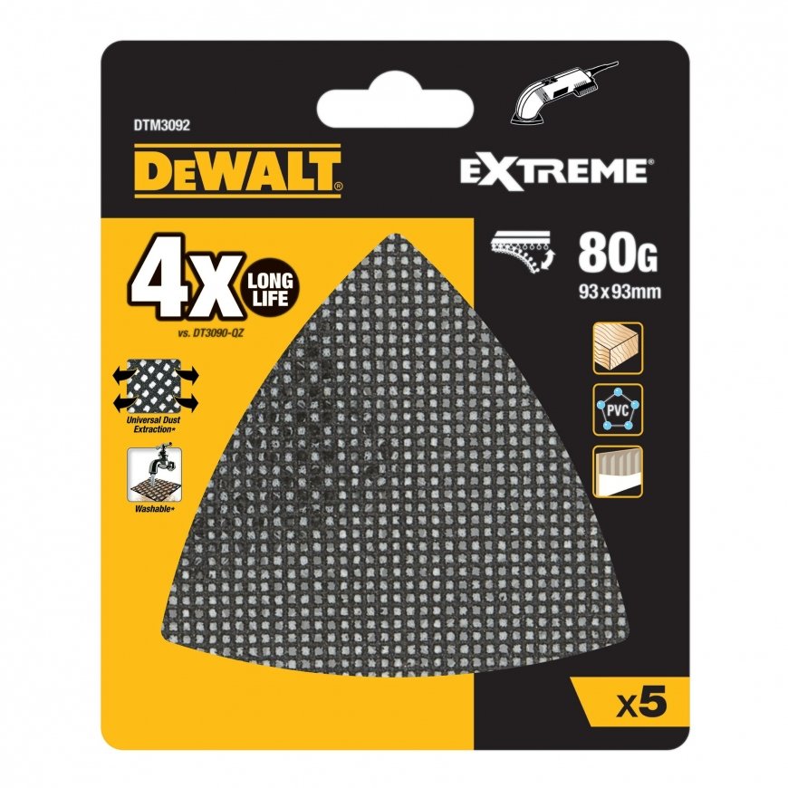 DeWALT DTM3092-QZ hiomakoneen lisätarvike 5 kpl – 2