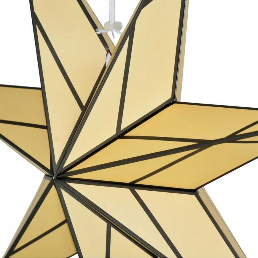 SASKA GIFT AND DECOR Paberist dekoratiivne täht 50 cm, 7 haru, kreemjas – 2