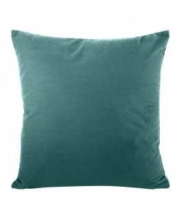 Eurofirany MILO velvet cushion cover with a fine structural pattern, 45X45 cm, color: turquoise