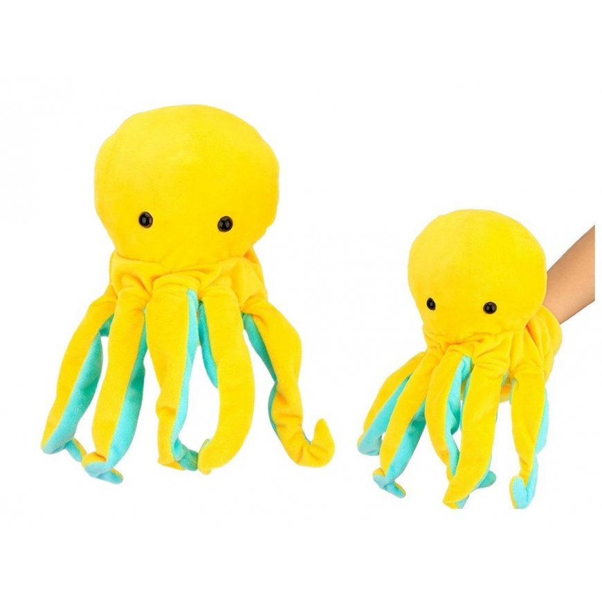 Lean Toys Pliušais astoņkājis rotaļlieta 25 cm – 2