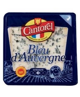 Cantorel Mēlyno pelēsīšu siers BLEU D'AUVERGNE, 50%, SKVN, 125 g