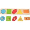 Classic World MONTESSORI pusajam Dėlionė, mis on mõeldud laste jaoks, et õppida kujundeid ja värve, 7 elementi. Classic World MONTESSORI pusajam Dėlionė, mis on mõeldud laste jaoks, et õppida kujundeid ja värve, 7 elementi.