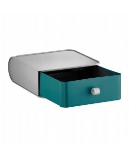 Sorting drawer 17.5 x 19.5 x 7 cm dark green DOMOTTI