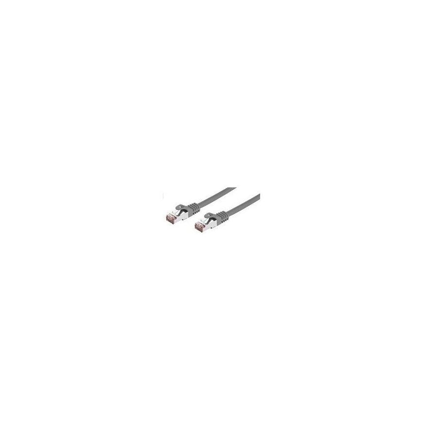 C-TECH patchcord-kaapeli Cat6, FTP, harmaa, 15m