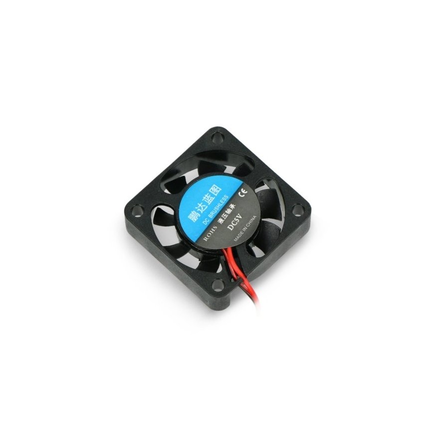 OEM 5V tuuletin 40x40x10mm 2 johtoa - JST 2pin 2.54mm liitin