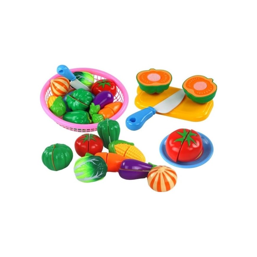 Lean Toys mänguviljade komplekt LeanToys koos noa ja taldrikuga – 2