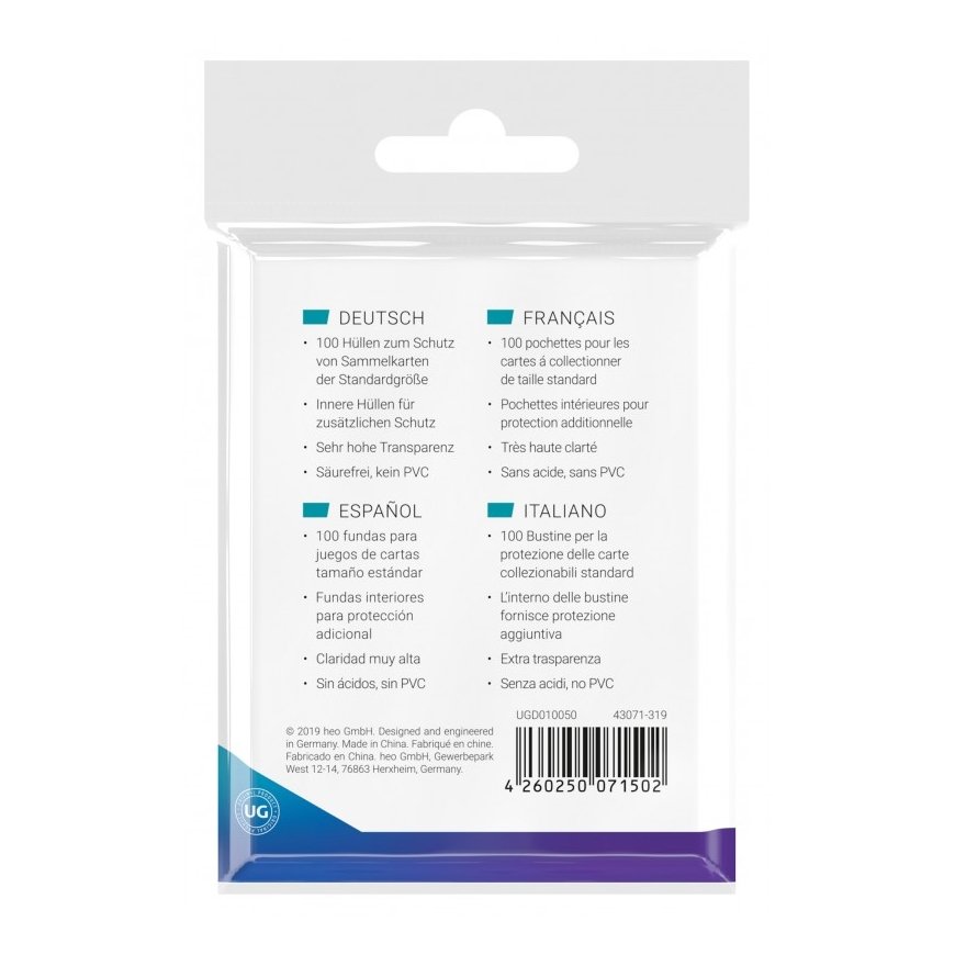 ULTIMATE GUARD Precise-Fit Sleeves Standard Size Kaarditasku – 2