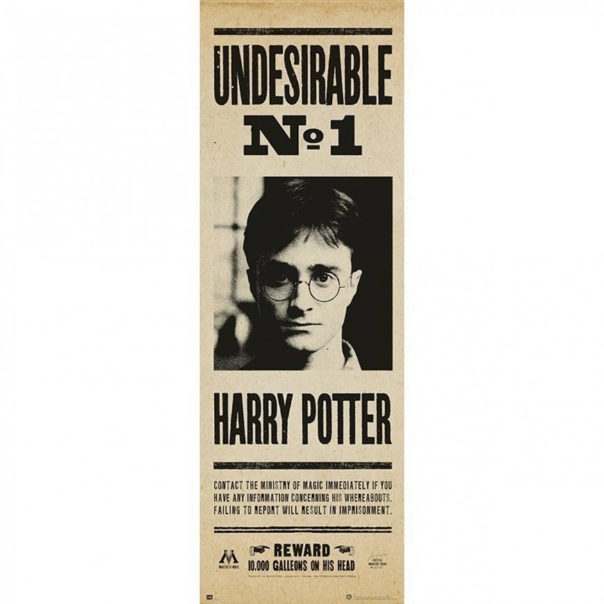 ERIK Harry Potter Nepatikamais numurs 1 plakāts